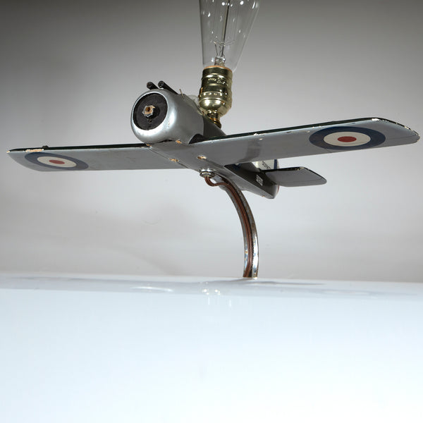 Amazing Vintage Airplane Up-cycled into One-of-a-Kind Accent Lamp